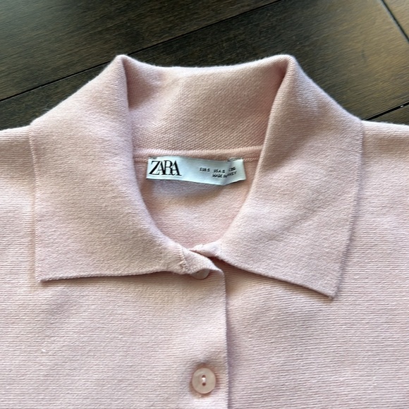 ZARA Pink Peplum Sweater - Picture 4 of 7